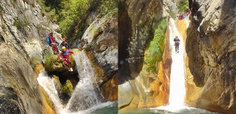 canyoning breil sur roya